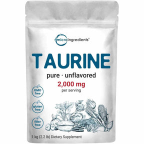 Taurina 2000 mg - 1 kg - Haz Tu Pedido