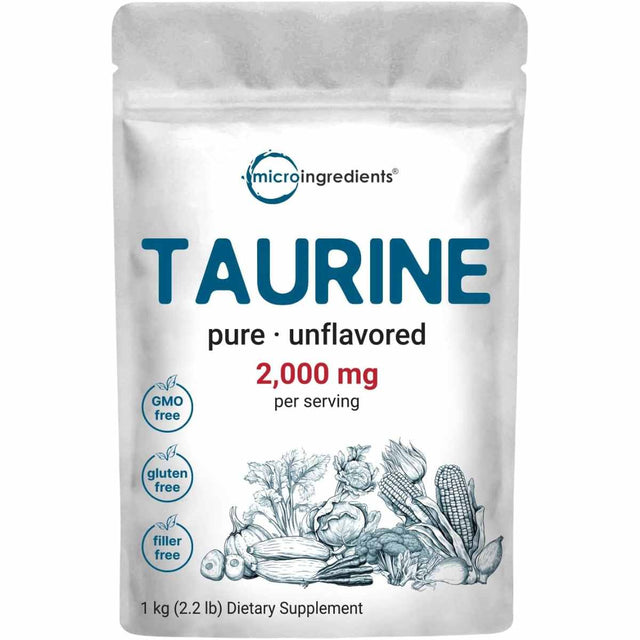 Taurina 2000 mg - 1 kg - Haz Tu Pedido