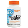 Doctor’s Best Vitamin D3 - 2000 IU - 180 Cápsulas Blandas - Haz Tu Pedido