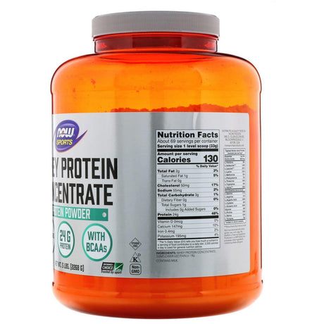 NOW Sports Whey Protein Concentrate - Sin Sabor - Haz Tu Pedido