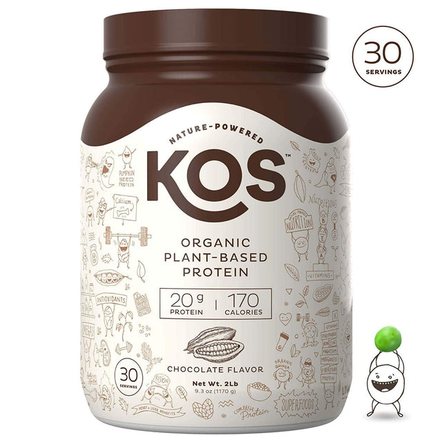 KOS Organic Plant-Based Protein Powder - 2 lb - Haz Tu Pedido