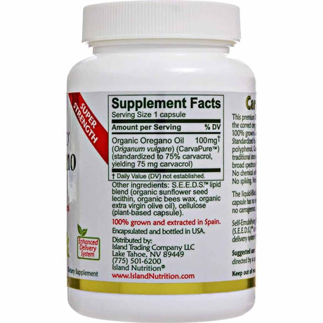 Aceite De Orégano 100 - mg - 90 Cápsulas - Haz Tu Pedido