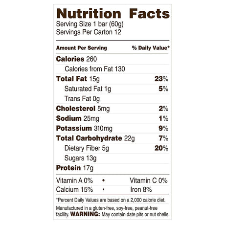 Rise Bar Protein Bars - 12 Barritas - Haz Tu Pedido