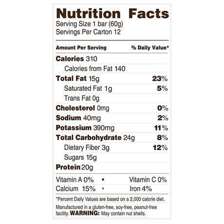 Rise Bar Protein Bars - 12 Barritas - Haz Tu Pedido