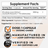 Rhodiola Rosea - 500 mg - Haz Tu Pedido