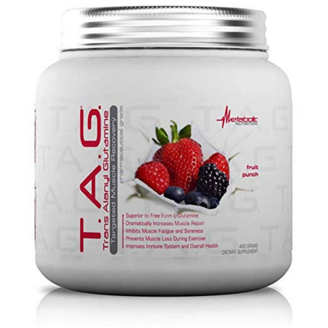 Metabolic Nutrition TAG Muscle Recovery - 400g Pre Intra Post Workout - Haz Tu Pedido