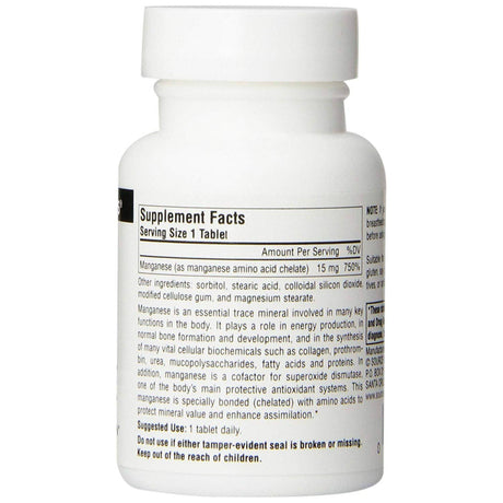 Source Naturals Manganeso 10 mg - Tabletas - Haz Tu Pedido