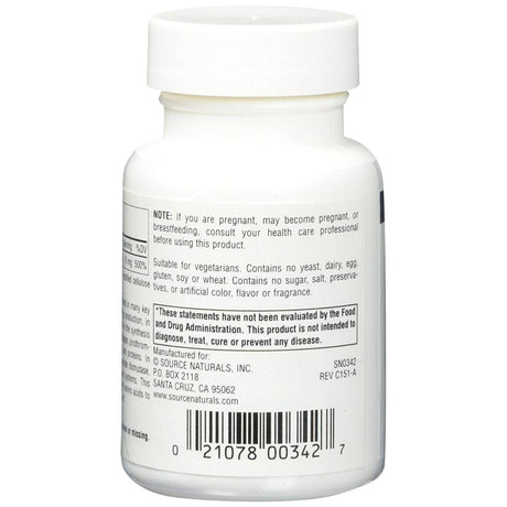 Source Naturals Manganeso 10 mg - Tabletas - Haz Tu Pedido