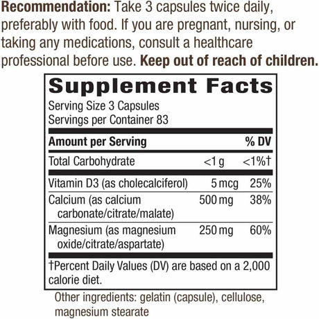 Calcio con Magnesio y Vitamina D3 - Haz Tu Pedido