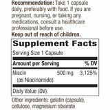 Niacinamida 500mg - 100 Cápsulas - Haz Tu Pedido