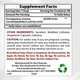 Best Naturals Serrapeptase 40000 SPU - 90 Capsulas - Haz Tu Pedido