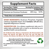 Best Naturals Chromium Picolinate 200 mcg - 240 Tabletas - Haz Tu Pedido