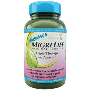 MigreLief Triple Therapy with Purocol Niños - 60 Cápsulas Vegetarianas - Haz Tu Pedido