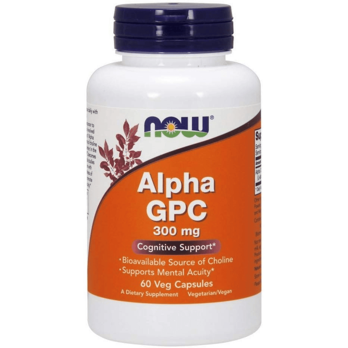 NOW Foods Alpha GPC - 60 Cápsulas Vegetarianas - Haz Tu Pedido