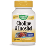 Natures Way Choline and Inositol - 100 Cápsulas - Haz Tu Pedido