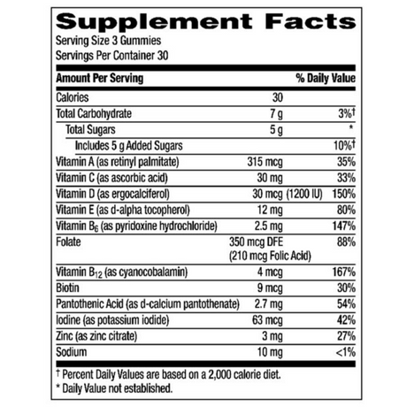 Multivitamínico para Hombre - 90 Gomitas - Haz Tu Pedido