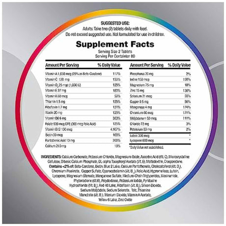 Centrum Multivitamínico Minis para Hombre - 280 Tabletas - Haz Tu Pedido