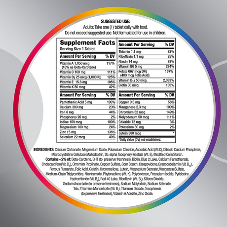 Multivitamínico para mujer 50 Plus - 200 Tabletas - Haz Tu Pedido