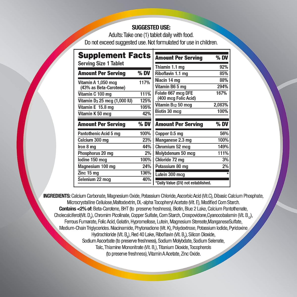 Multivitamínico para mujer 50+ - Haz Tu Pedido