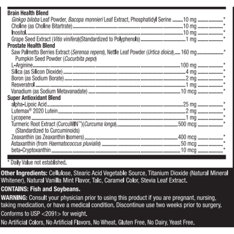 GNC Mega Men 50 Plus - 120 Comprimidos - Haz Tu Pedido