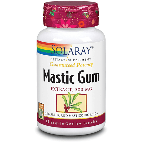 Solaray Mastic Gum Extract 500 mg - 45 Capsulas - Haz Tu Pedido