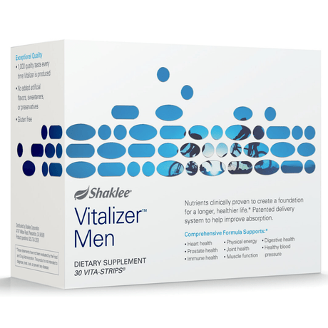 Shaklee Vitalizer Men - 30 Vita-Strip - Haz Tu Pedido