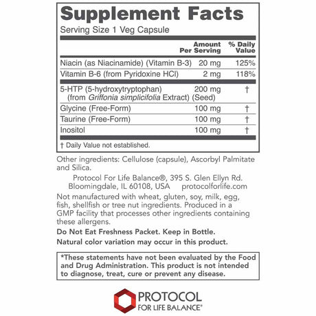 5-HTP - 200 mg - Haz Tu Pedido