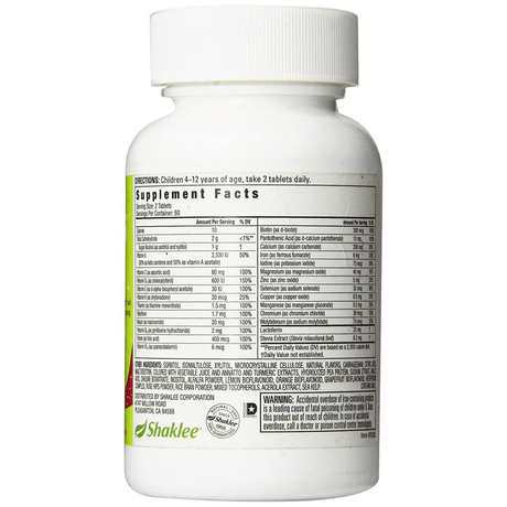 Shakleekids Incredivites - Multivitamínico para niños - Haz Tu Pedido