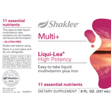 Shaklee Liqui-Lea Plus Iron - 237 ml - Multivitamina Liquida - Haz Tu Pedido