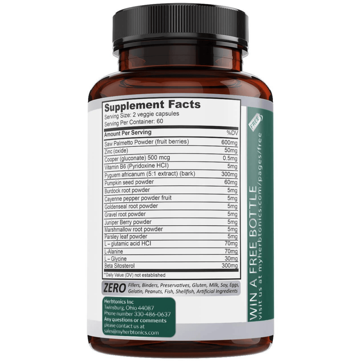 Herbtonics Prostonic Ultra - 120 Cápsulas Vegetarianas - Haz Tu Pedido