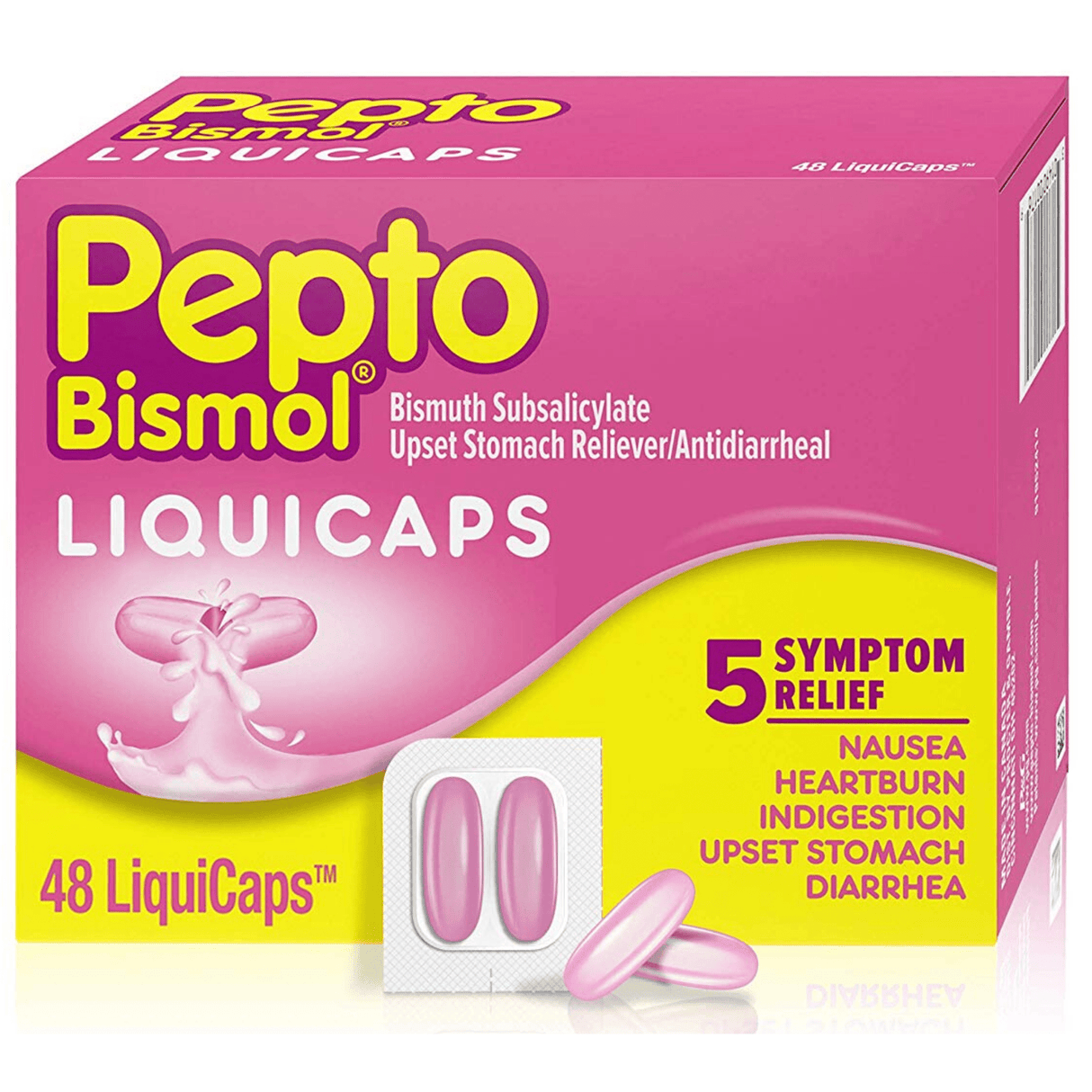 Pepto Bismol Liquicaps - 48 LiquiCaps - Haz Tu Pedido