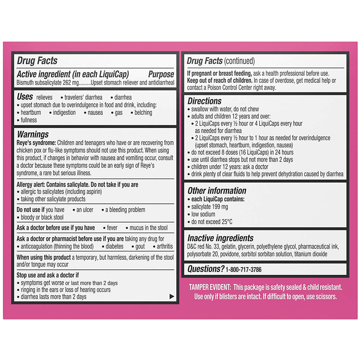 Pepto Bismol Liquicaps - 48 LiquiCaps - Haz Tu Pedido