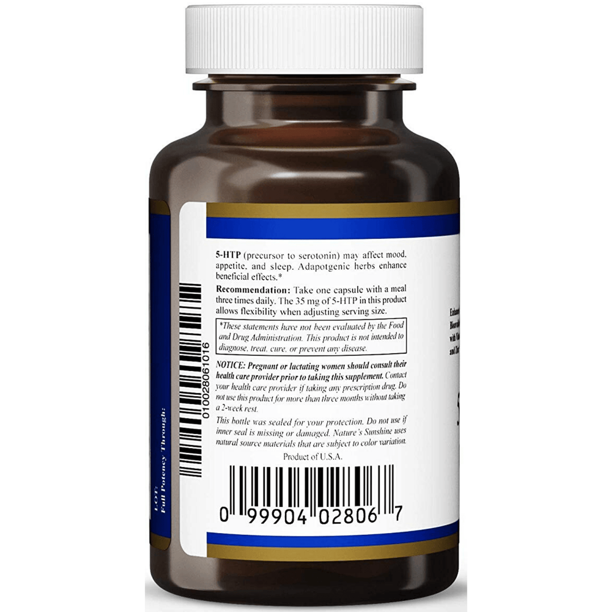 Nature's Sunshine 5 - HTP Power - 60 Cápsulas - Haz Tu Pedido