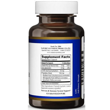 Nature's Sunshine 5 - HTP Power - 60 Cápsulas - Haz Tu Pedido