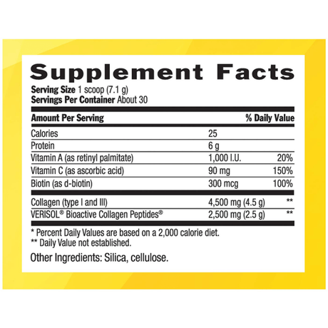 Country Life Maxi-Collagen with C & A plus Biotin - 213 g - Haz Tu Pedido