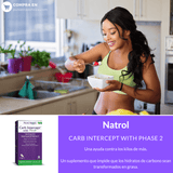Natrol Carb Intercept with Phase 2 - 120 Cápsulas Vegetales - Haz Tu Pedido