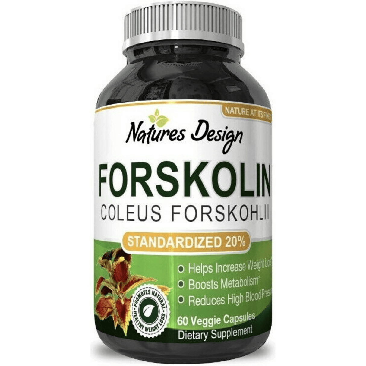 Natures Design Forskolin - 60 Cápsulas - Haz Tu Pedido