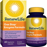 Renew Life Gas Stop Enzyme Formula - 60 Cápsulas Veganas - Haz Tu Pedido