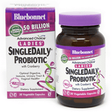 Bluebonnet Advanced Choice Ladies' SingleDaily Probiotic - 50 billion CFU - 30 Cápsulas De Origen Vegetal - Haz Tu Pedido