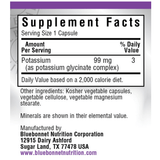 Bluebonnet Albion Potassium Glycinate - 90 Cápsulas De Origen Vegetal - Haz Tu Pedido