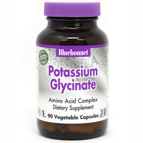 Bluebonnet Albion Potassium Glycinate - 90 Cápsulas De Origen Vegetal - Haz Tu Pedido