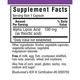 Bluebonnet Alpha Lipoic Acid 100 mg - Haz Tu Pedido