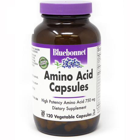Bluebonnet Amino Acid Capsules - 750 mg - Haz Tu Pedido