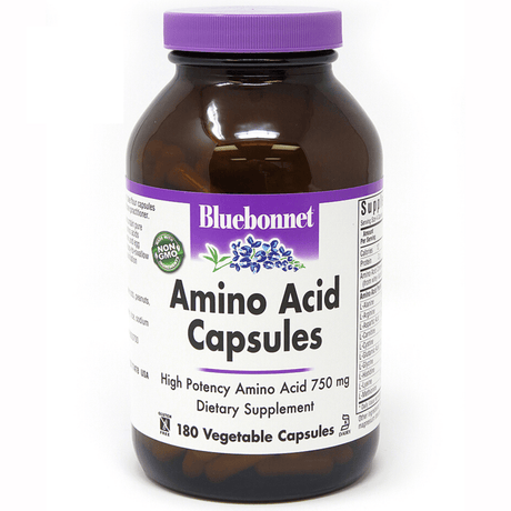 Bluebonnet Amino Acid Capsules - 750 mg - Haz Tu Pedido