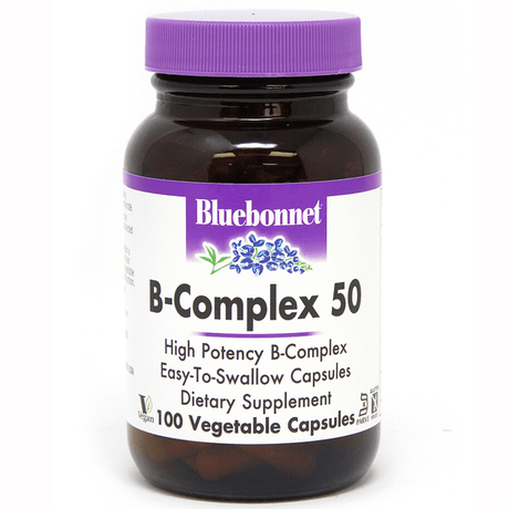 Bluebonnet B-Complex 50 - Vegetable Capsules - Haz Tu Pedido