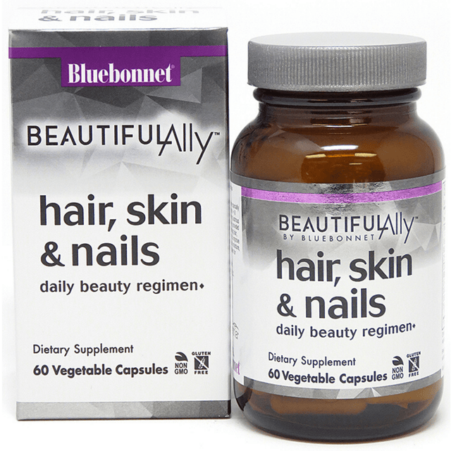 Bluebonnet Beautiful Ally Hair Skin & Nails - Vegetable Capsules - Haz Tu Pedido