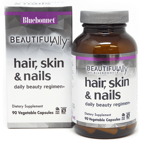 Bluebonnet Beautiful Ally Hair Skin & Nails - Vegetable Capsules - Haz Tu Pedido