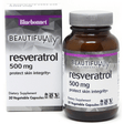 Bluebonnet Beautiful Ally Resveratrol - 500 mg - Vegetable Capsules - Haz Tu Pedido