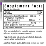 Bluebonnet Beautiful Ally Resveratrol - 500 mg - Vegetable Capsules - Haz Tu Pedido