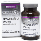 Bluebonnet Beautiful Ally Resveratrol - 500 mg - Vegetable Capsules - Haz Tu Pedido